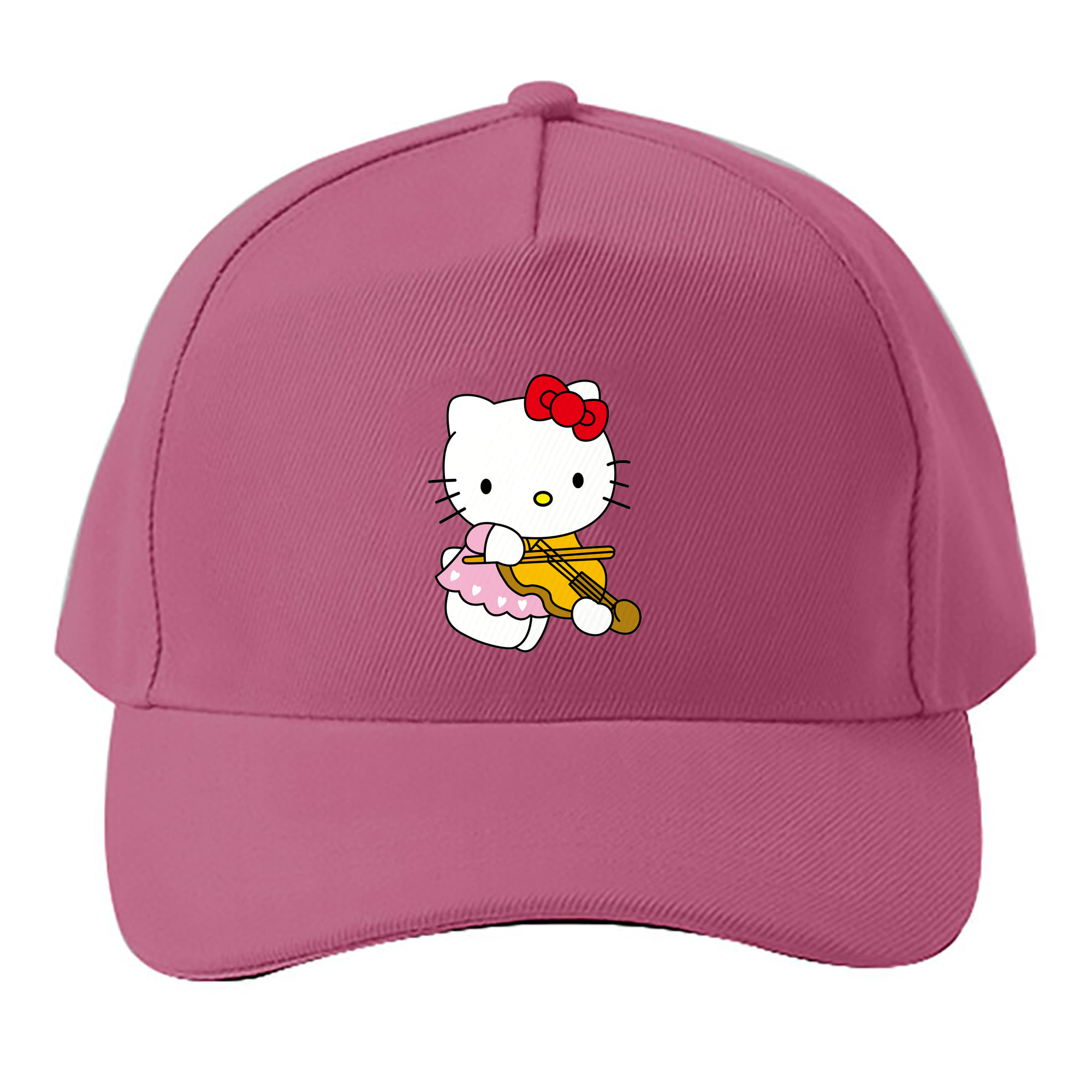 （画像用） Hello Kitty ハローキティ ベースボールキャップ 綿100％ 男女兼用 帽子 スポーツ